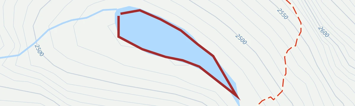 Route map: Lago Scarpacò X